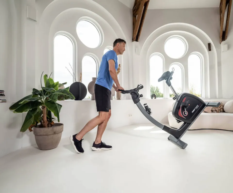 Flow Fitness Turner DHT2500i hometrainer zwart, foto 4