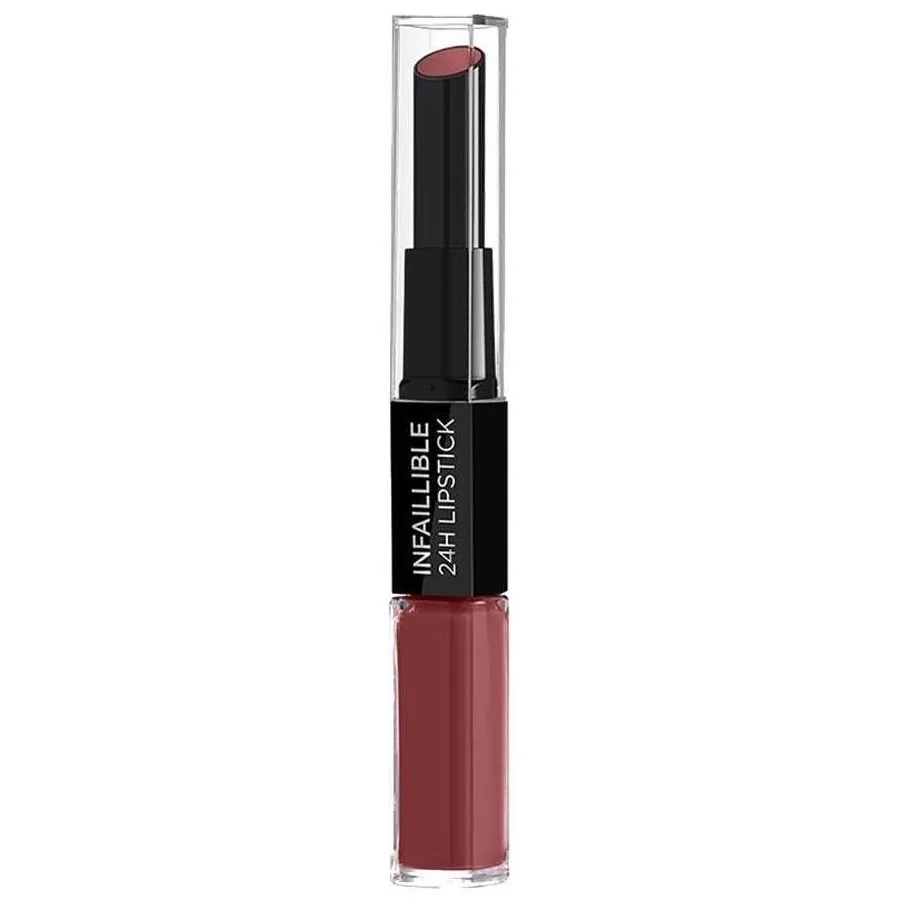 L'oréal Infaillible 24H lippenstift 801 Toujours Toffee roze, foto 2
