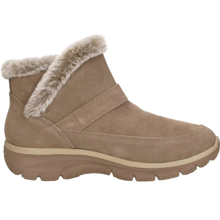 Skechers Easy Going enkellaarsjes taupe