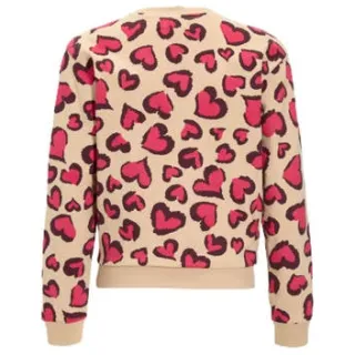 Orange Stars sweater met hartjes print Mathilde beige, foto 3
