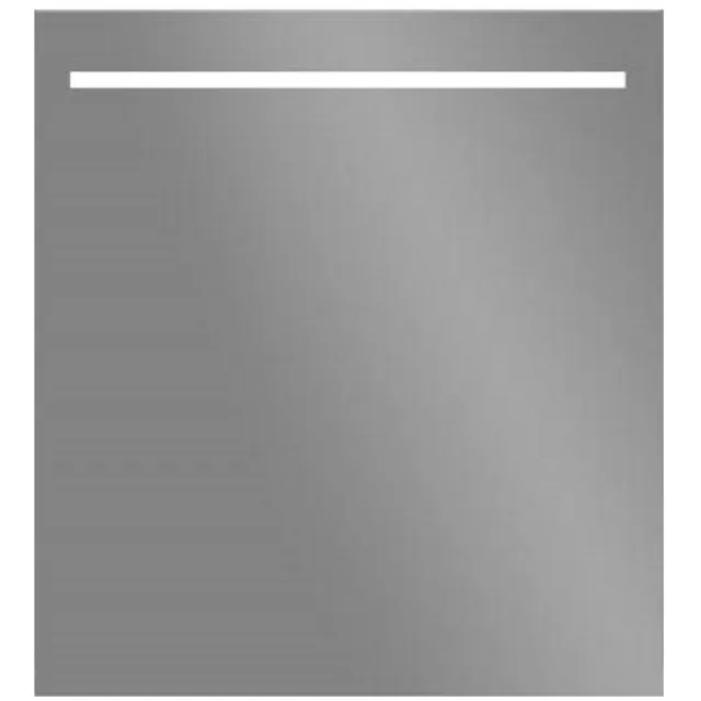 Sanilux LED Spiegel Sanilux Aluminium met Onderverlichting 80x70 cm Inclusief Spiegelverwarming