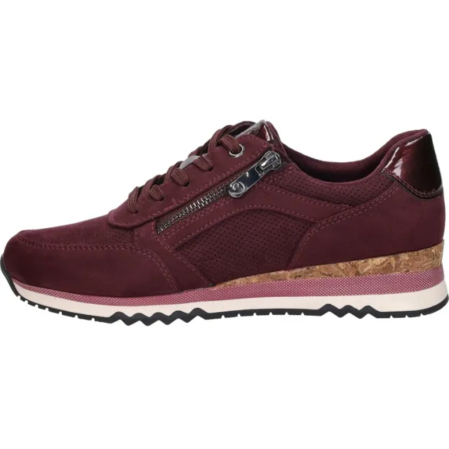 Marco Tozzi lage sneaker bordeaux, foto 2