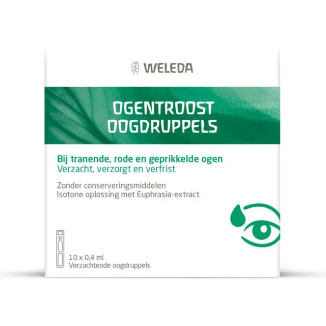 Weleda Oogdruppels Ogentroost Ampullen 10 stuks