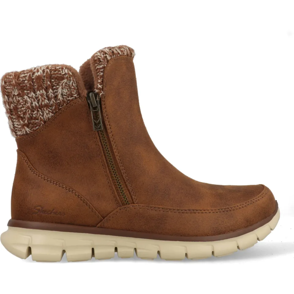 Skechers Synergy Lovely Collab enkellaarsjes bruin, foto 4