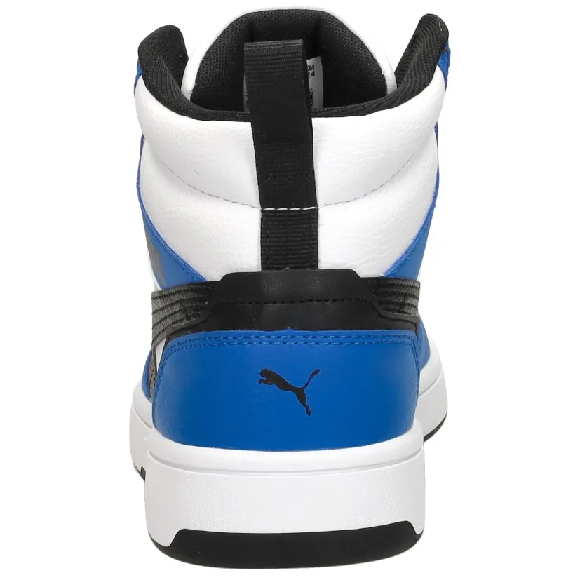 Puma Rebound V6 Mid hoge sneakers jongens kobalt blauw, foto 6