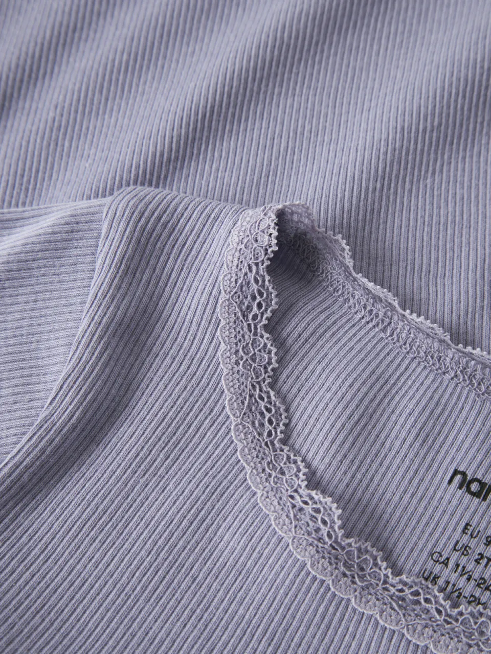 NAME IT MINI ribgebreide longsleeve paars, foto 3