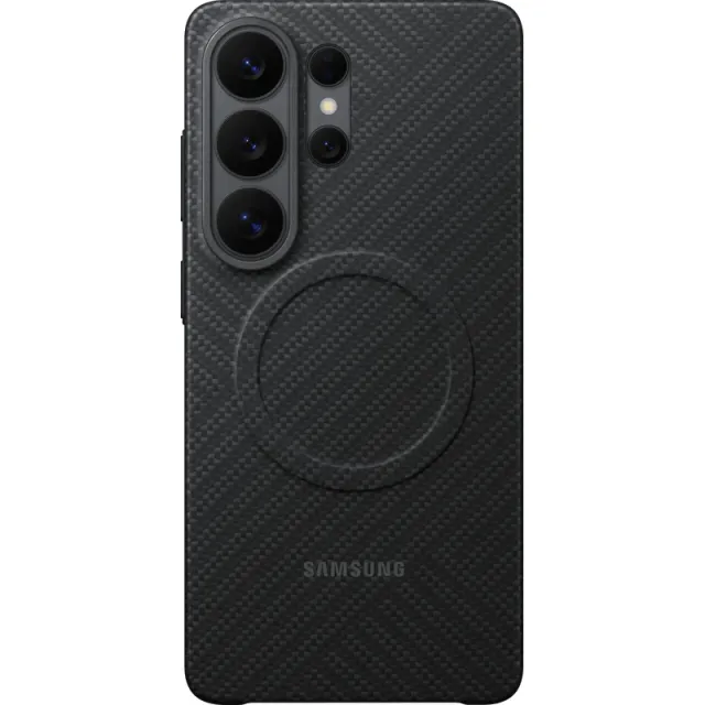 Samsung Galaxy S26 Ultra Carbon Back Cover met Magneet Zwart