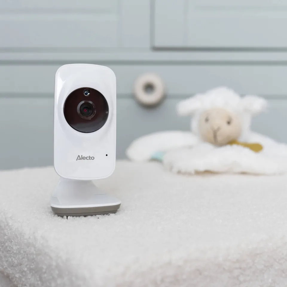 Alecto DVM71 Video Baby monitor with 2,4 inch color display Wit, foto 2