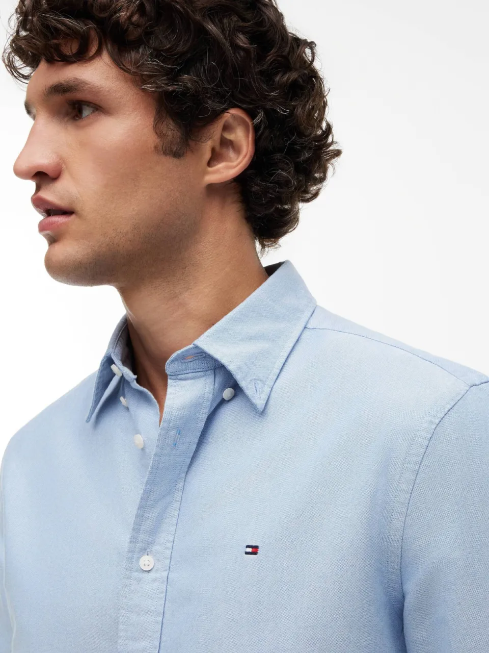 Tommy Hilfiger overhemd HERITAGE OXFORD shirt blue, foto 5