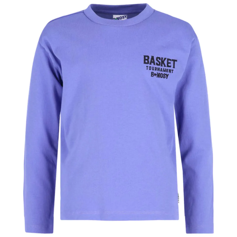 B.Nosy rechtvallende longsleeve met backprint blauw, foto 2