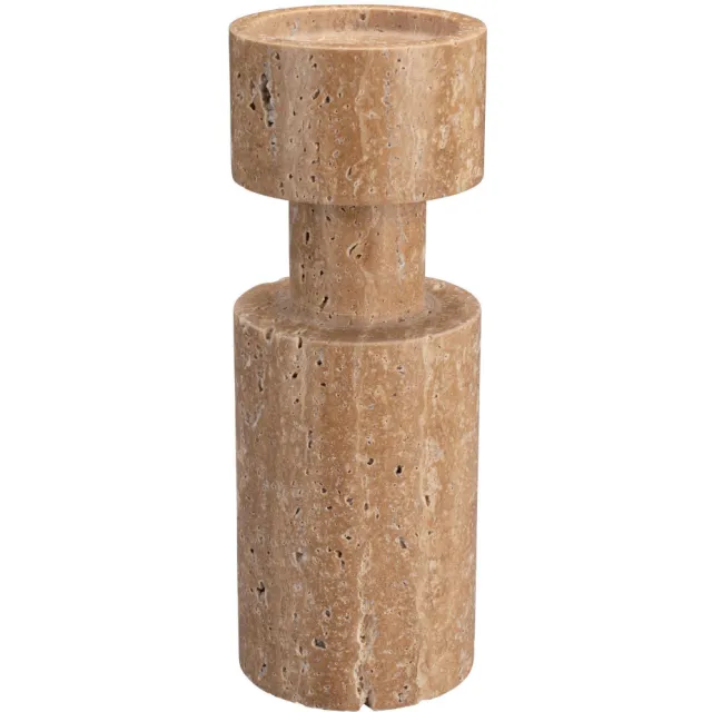 Dutchbone Paros kandelaar marmer beige