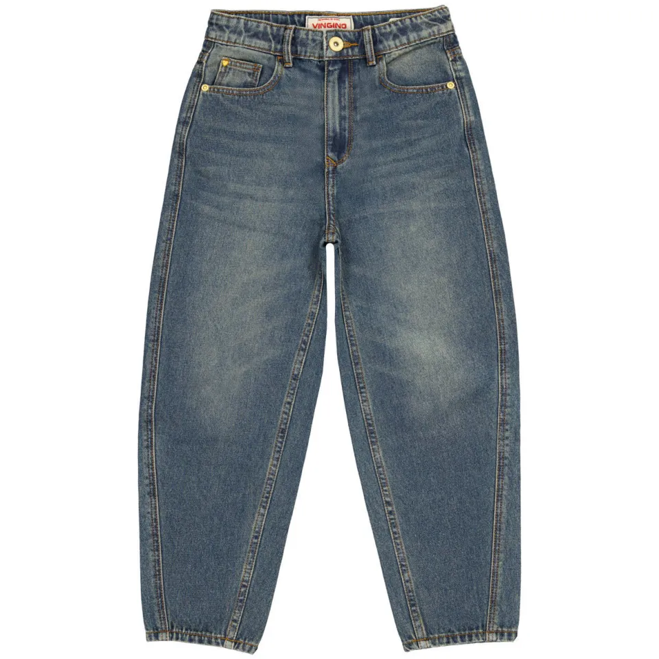Vingino Cecilia barrel jeans - mediumblauw, foto 3