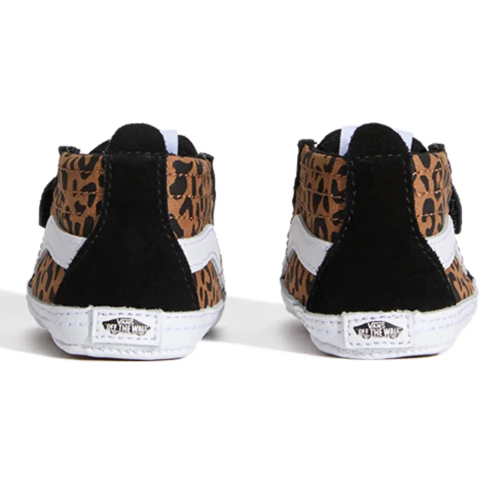 Vans SK8-Hi Crib hoge sneakers zwart met luipaardprint, foto 4