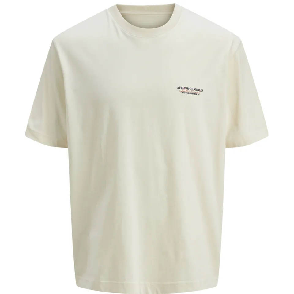 Jack & Jones junior t-shirt met backprint ecru, foto 2