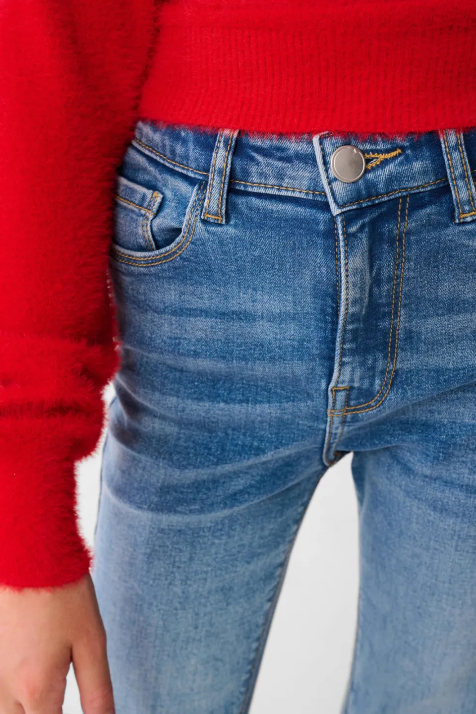 Shoeby high waist flared jeans mediumstone, foto 6