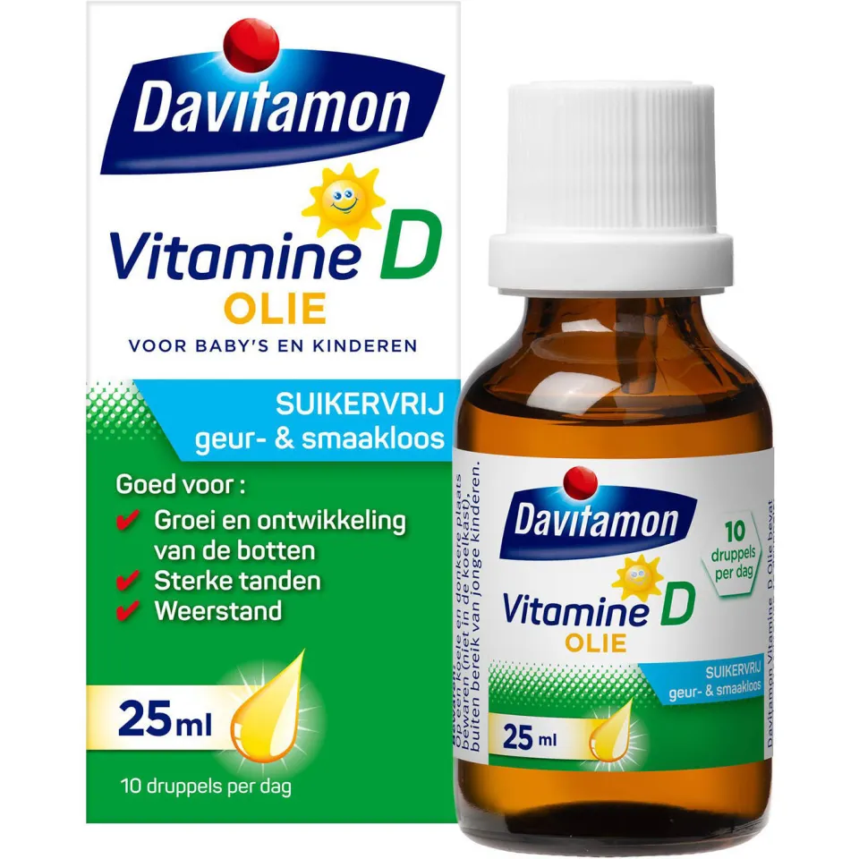 Davitamon Vitamine D olie baby & kind druppels, foto 6
