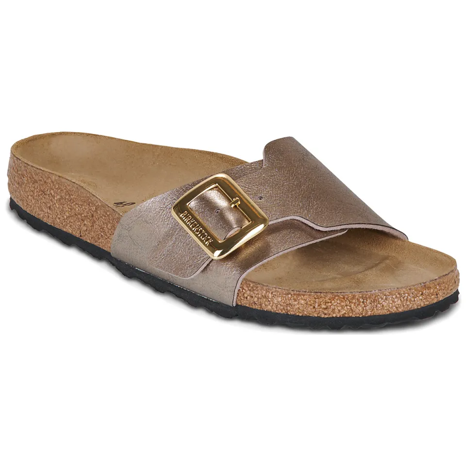Birkenstock Catalina Cushion Buckle slippers goud, foto 3