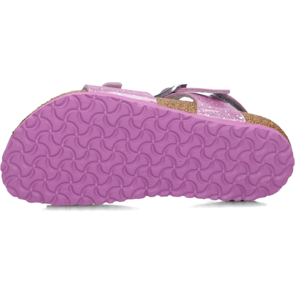 Birkenstock Rio AS sandalen roze, foto 4