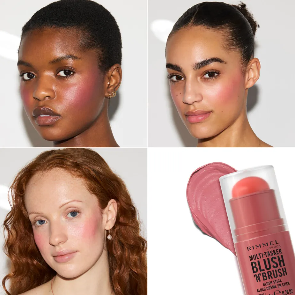 Rimmel London Multi-Tasker Blush'N'Brush blush stick 250 Coral Dust, foto 4