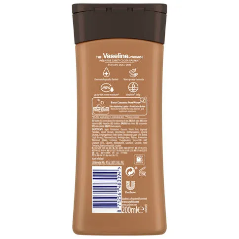Vaseline Intensive Care Cocoa Radiant bodylotion, foto 3