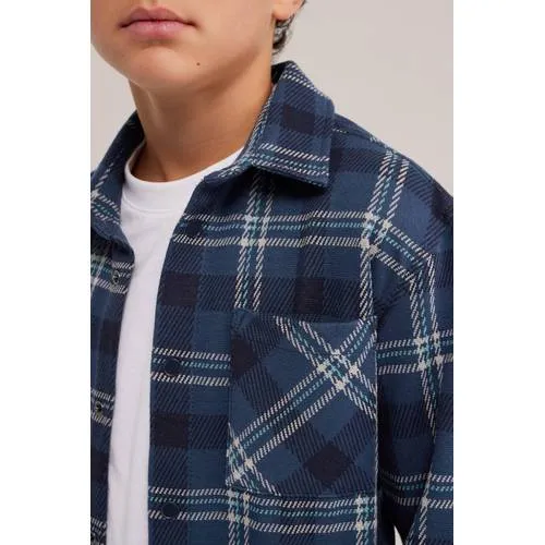 WE Fashion geruit overhemd - blauw, foto 5