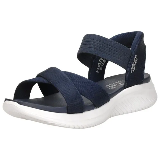 Skechers Ultra Flex 3.0 sandalen blauw, foto 3