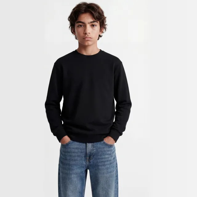 Jack & Jones JUNIOR sweater JJEBRADLEY zwart
