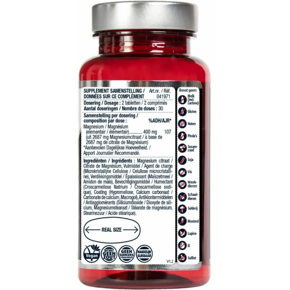Lucovitaal Magnesium Citraat 400mg 60 tabletten, foto 2