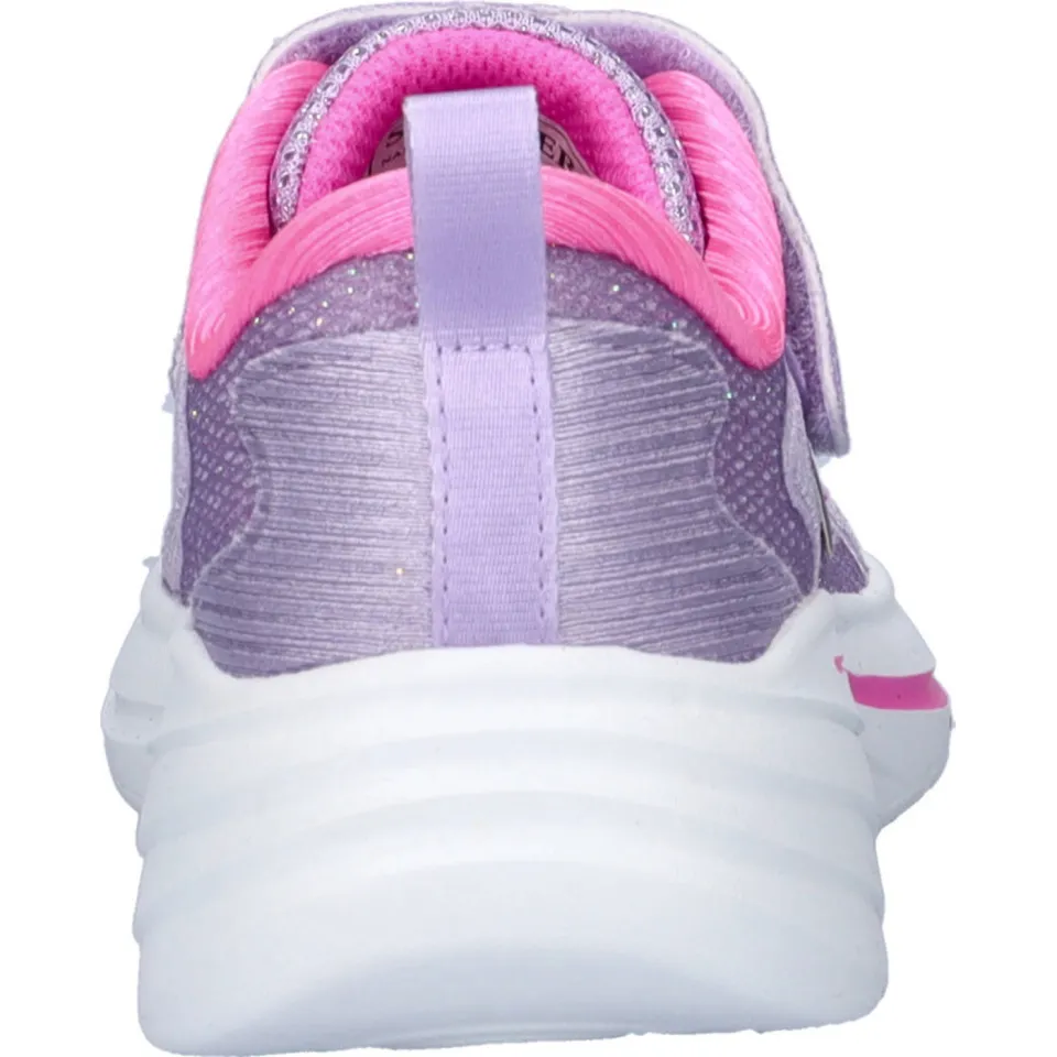 Skechers Wave 92 sneakers met glitters paars, foto 5