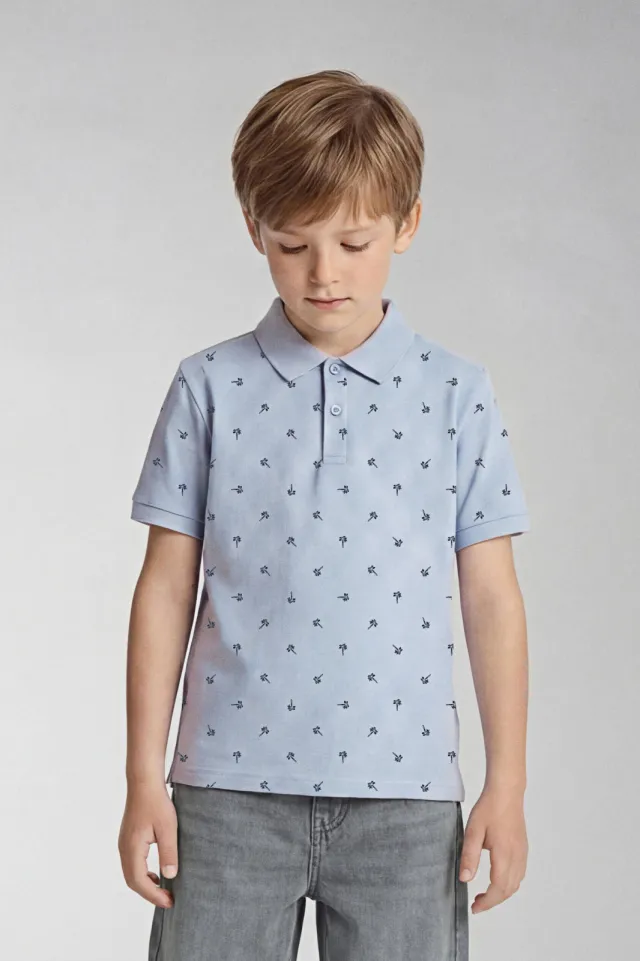 NAME IT KIDS polo lichtblauw