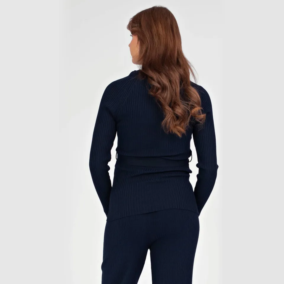 LOVE2WAIT aansluitende zwangerschapslongsleeve marineblauw, foto 7