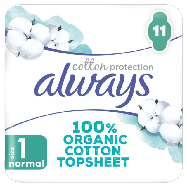 Always Cotton Protection Ultra maandverband normal met vleugels