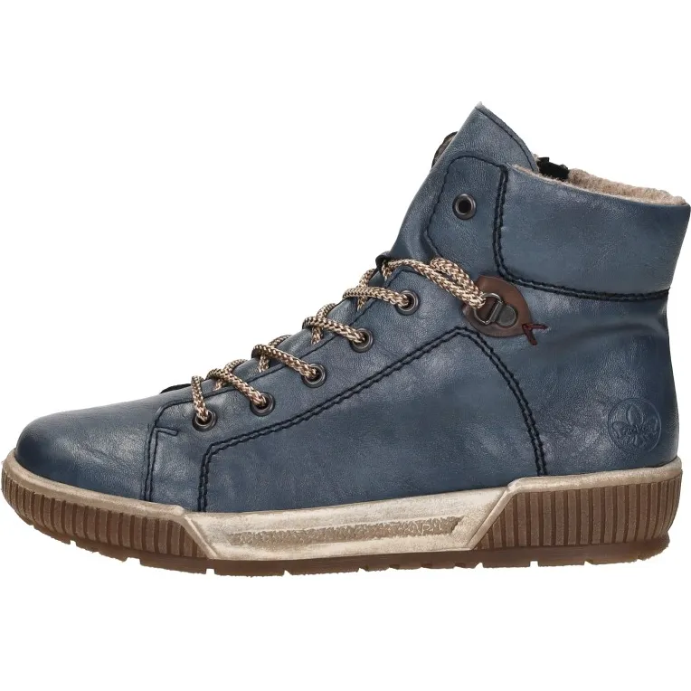 Rieker veterboots blauw, foto 2