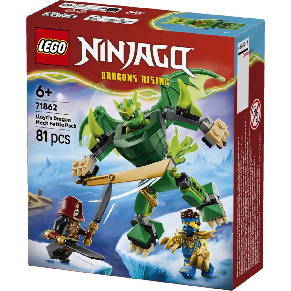 Lego Ninjago Lloyds drakenmecha strijdpakket 71862, foto 4