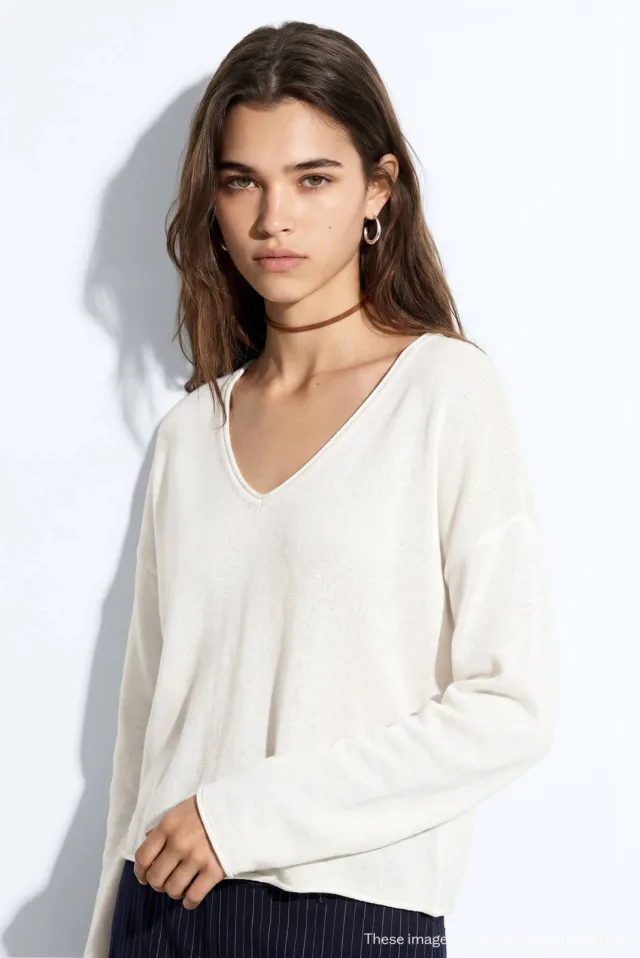 Mango TEEN pullover - wit