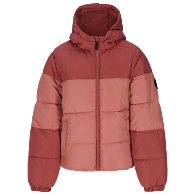 Retour Jeans gewatteerde winterjas steenrood Steenrood/koraalroze