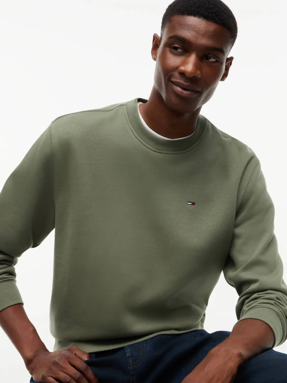Tommy Jeans regular fit sweater met logo - rocky mountain, foto 3