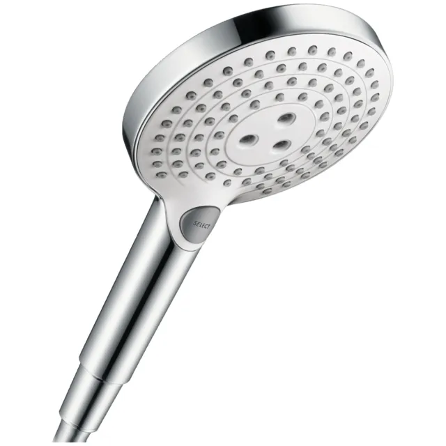 Hansgrohe Handdouche HansGrohe Raindance Select S AirPower 120 3jet Wit Chroom