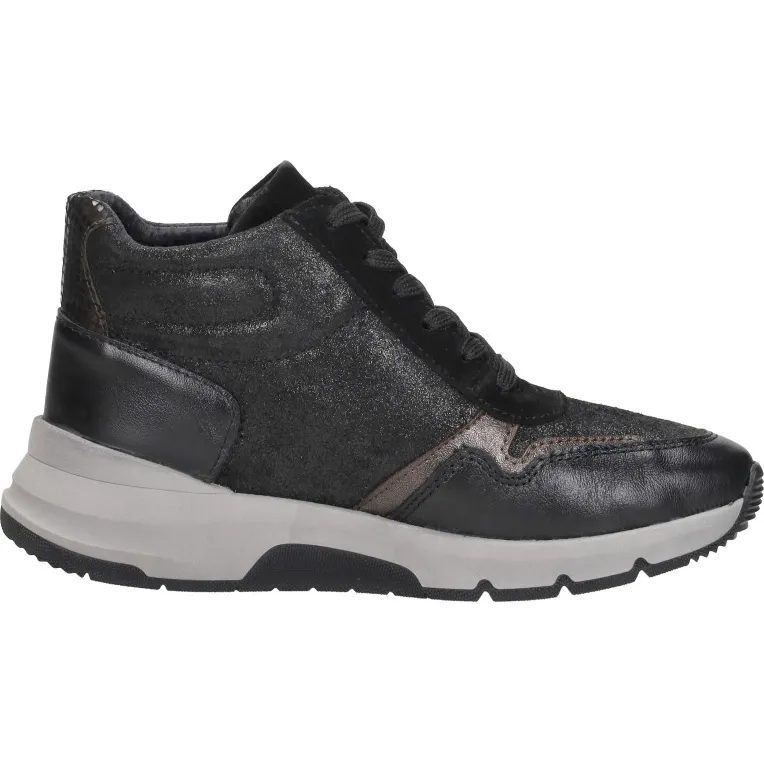Sub55 Comfort Collection Jasmin 21 hoge sneakers zwart