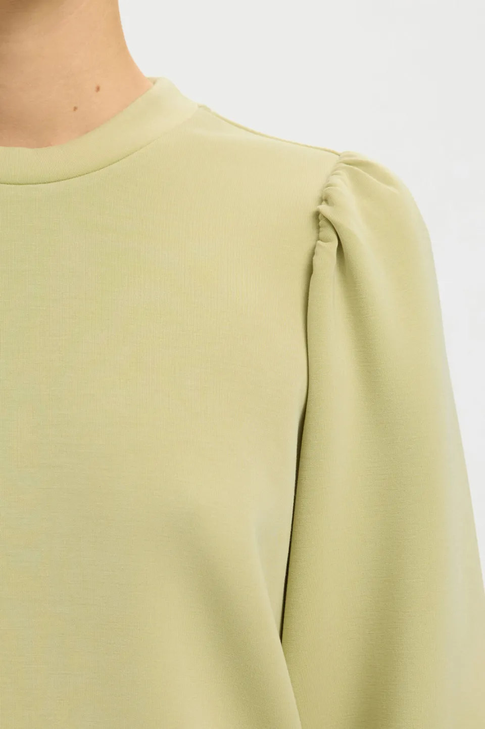 Selected Women sweater lichtgroen, foto 3