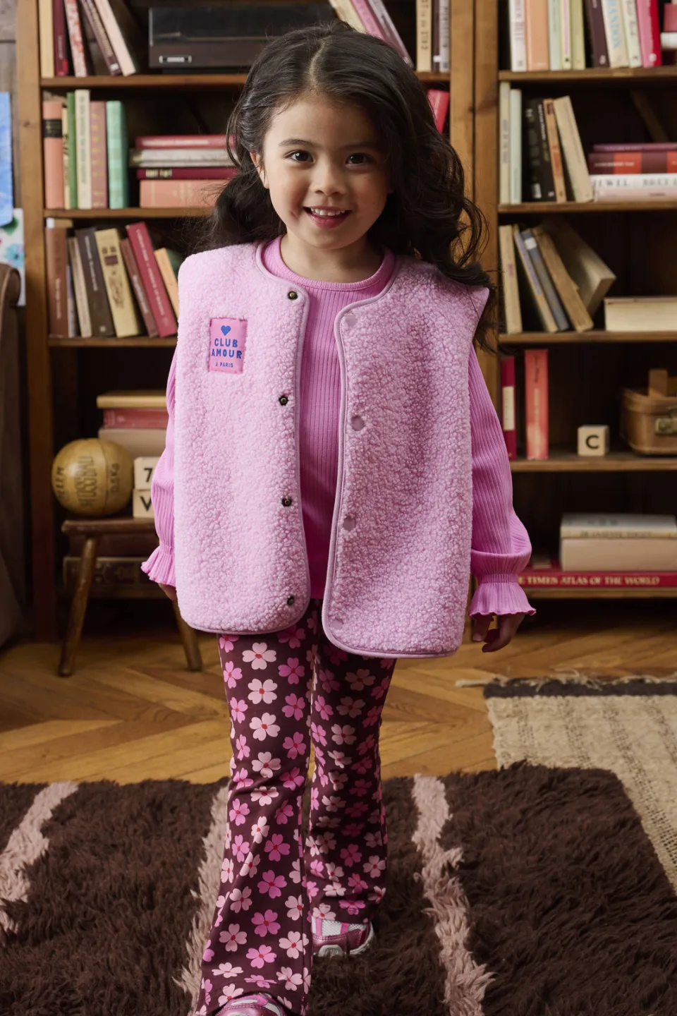 Z8 mini flared broek Rana donkerrood/roze, foto 6