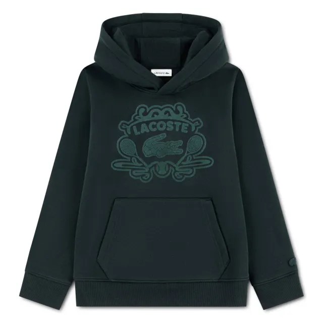 Lacoste hoodie met print - donkergroen