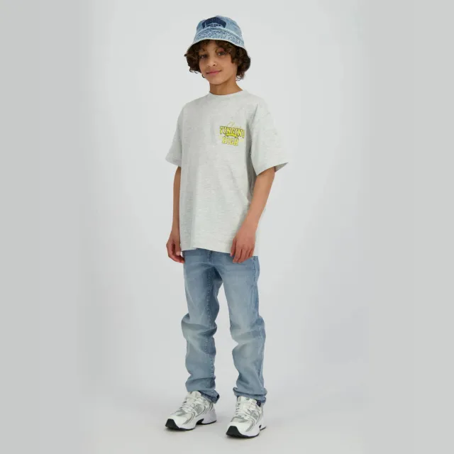 Vingino Hendric T-shirt lichtgrijs melange