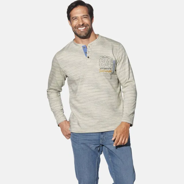 Jan Vanderstorm +FIT Collectie sweater beige