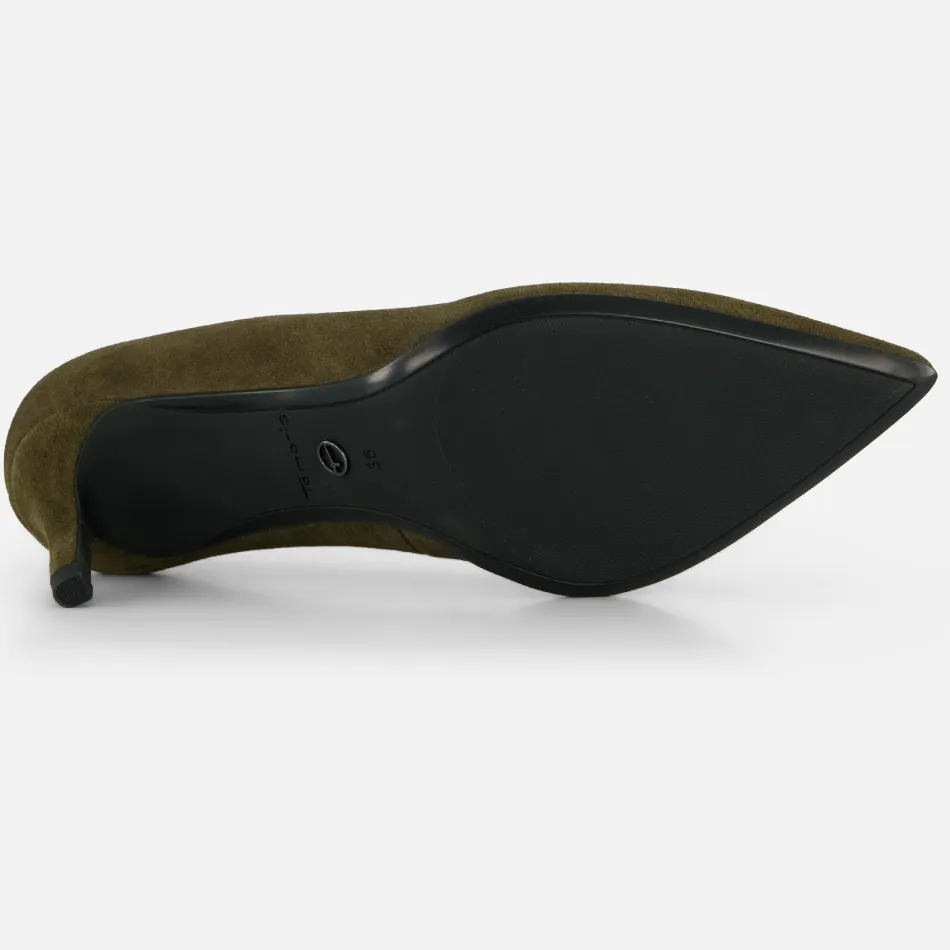 Tamaris pumps groen, foto 5