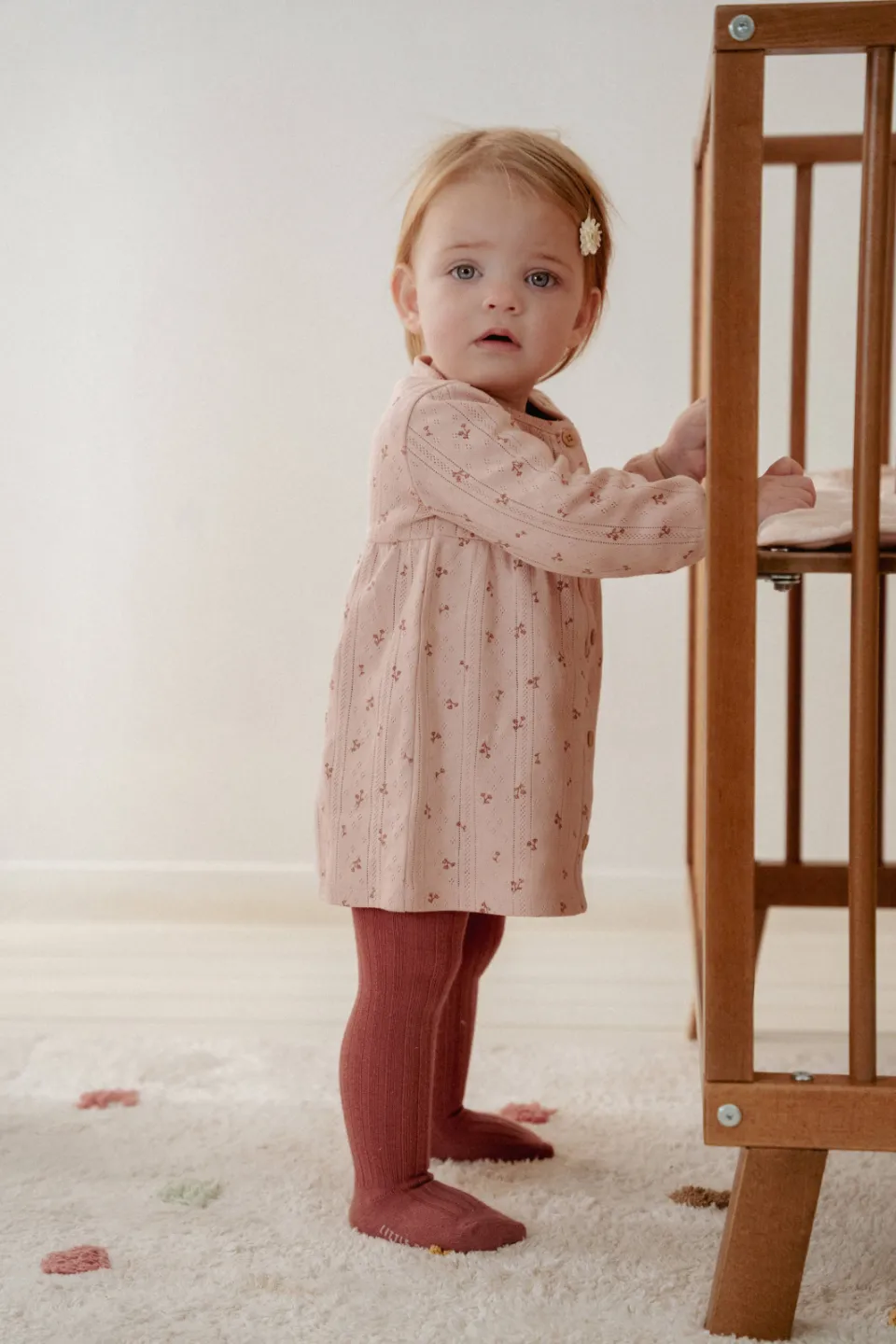 Little Dutch korte jurk roze