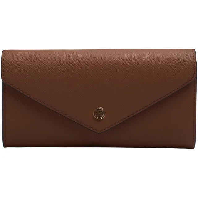 MICHAEL Michael Kors Jet Set Travel grote envelopportemonnee bruin