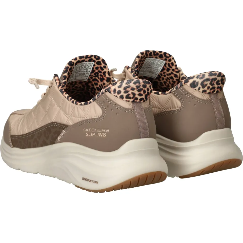 Skechers Slip-Ins Contour Foam Sneakers Jongens Beige, foto 4