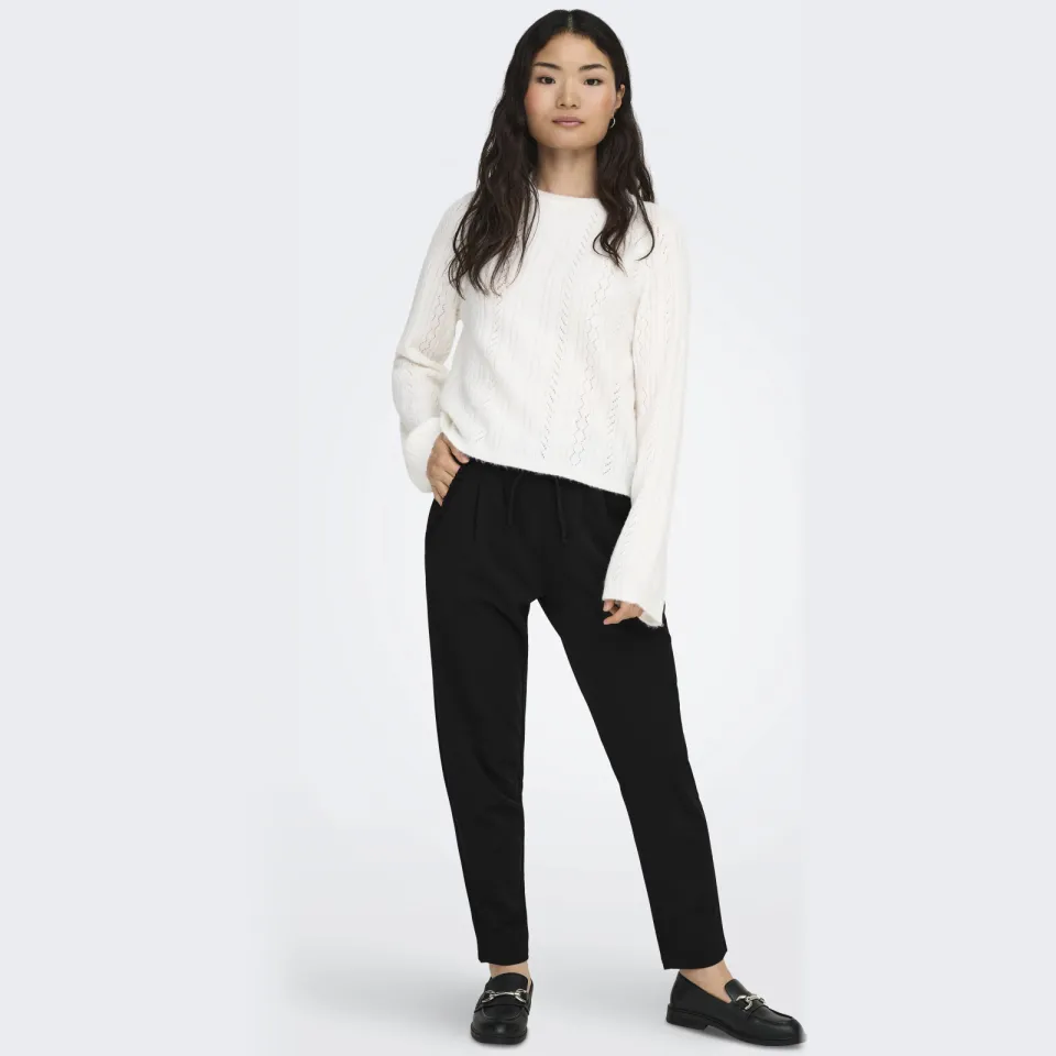 JDY JDYCATIA straight pantalon zwart