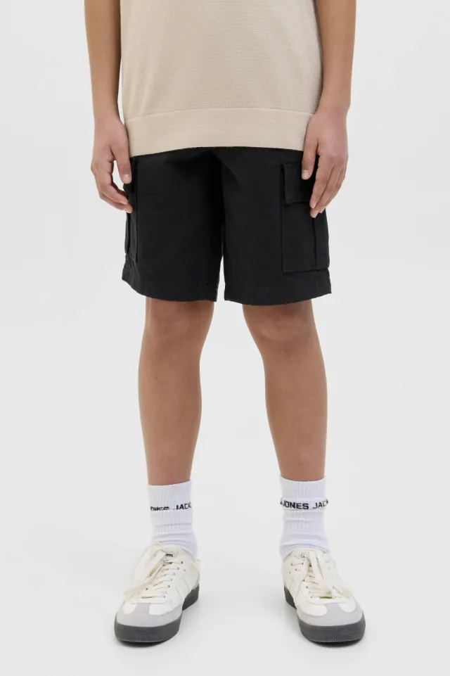 Jack & Jones loose cargoshort zwart, foto 4